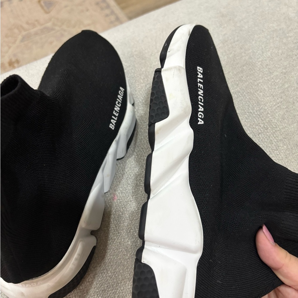 BALENCIAGA Speed 2.0 Knit Sock Trainer Sneakers sz 8 - Picture 4 of 7